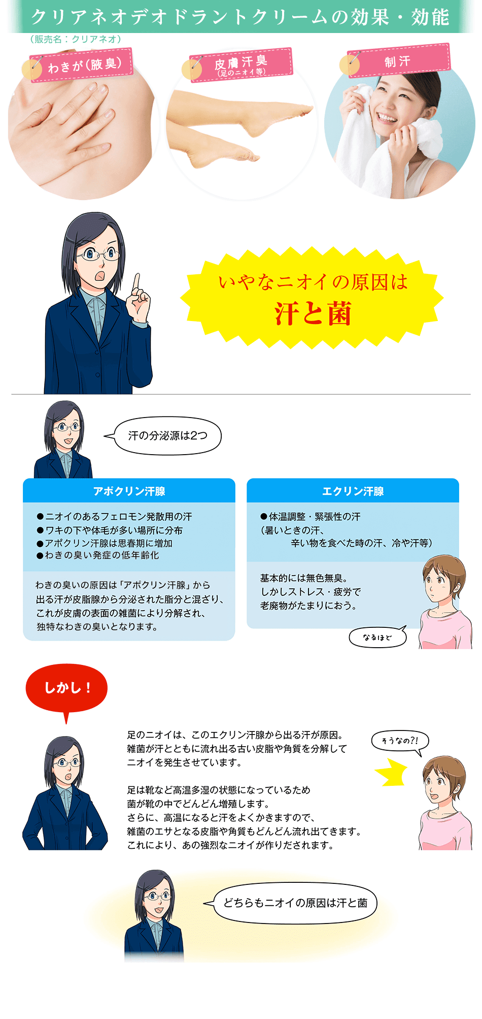 cleaneoの効果・効能